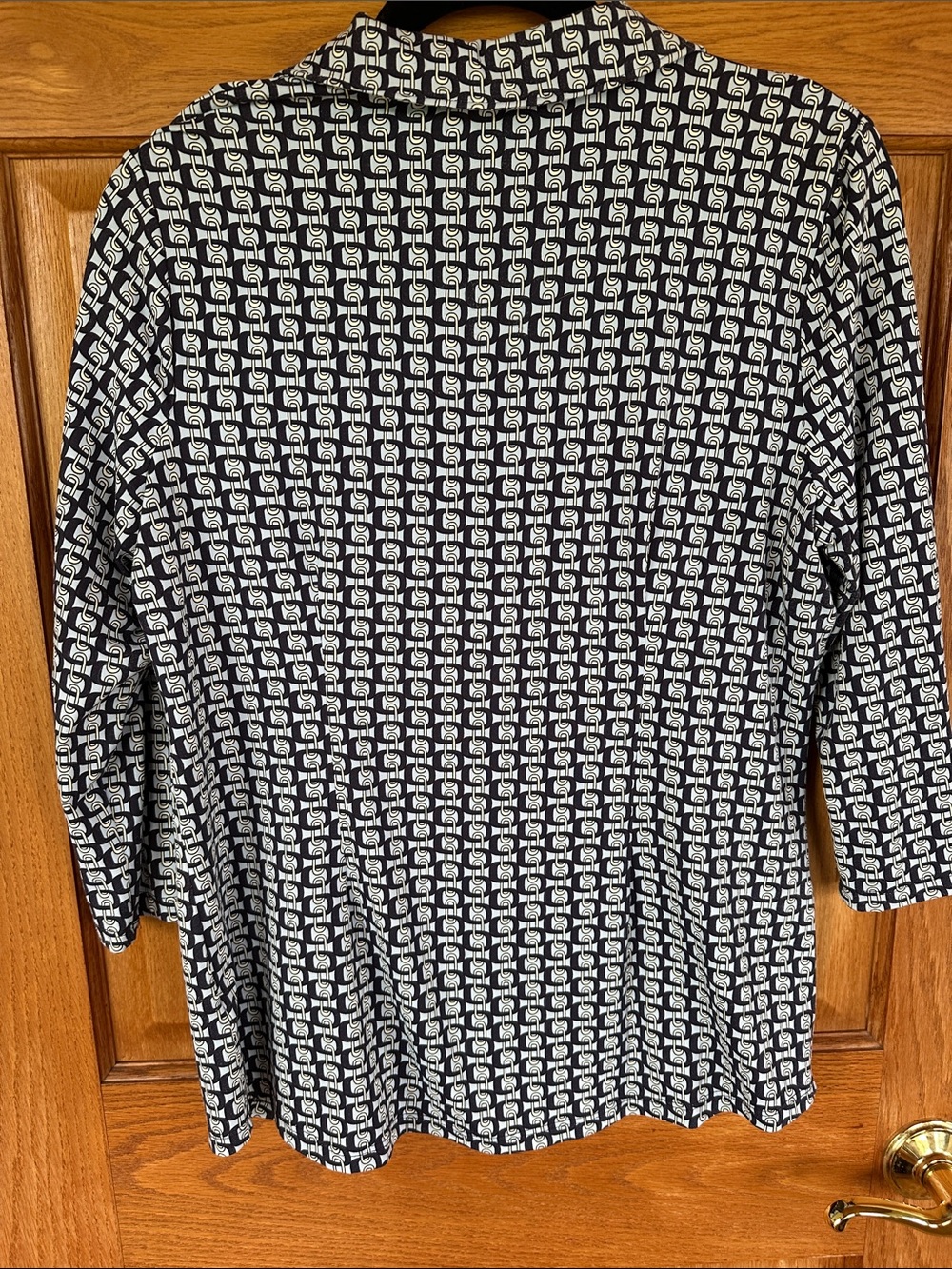 Talbots Button Front Shirt - Picture 3 of 4